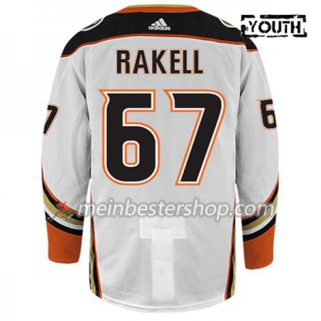Anaheim Ducks RICKARD RAKELL 67 Adidas Weiß Trikot Authentic - Kinder Anaheim Ducks RICKARD RAKELL 67 Adidas Weiß Trikot Authentic - Kinder